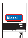 Diesel Pump Toppers - Red